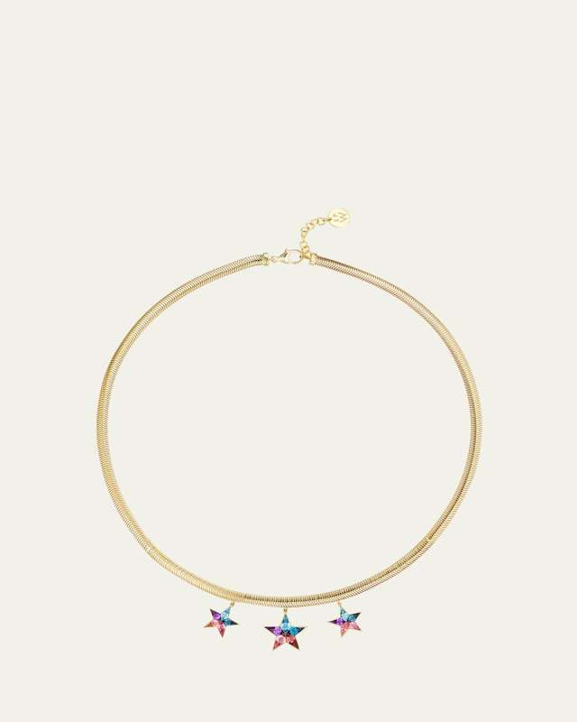 Three Star Necklace
